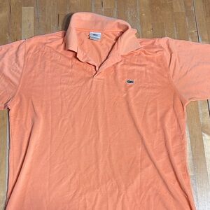 Lacoste Men's Polo Shirt in Bright Orange